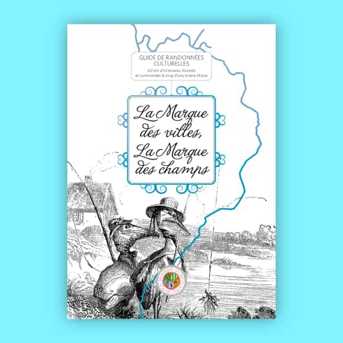 Le graphisme et la mise en page d'un guide de randonnées culturelles